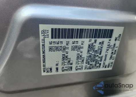 2023 Nissan Rogue Sv z USA, uszkodzony, nr VIN 5N1BT3BA4PC761674